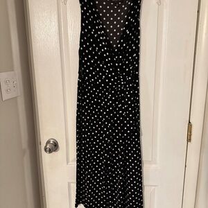 Polka Dot Sleeveless Jumpsuit